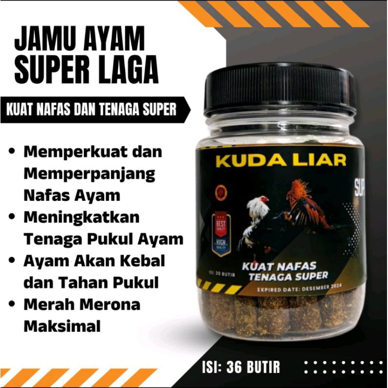 JAMU AYAM SUPER LAGA KUDA LIAR KUAT NAFAS TENAGA PUKUL SUPER AYAM LAGA