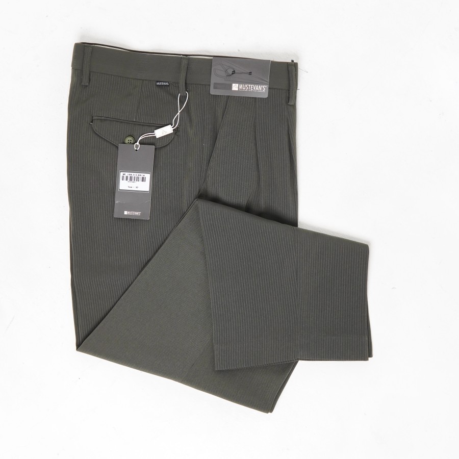 MUSTEVANS CELANA PANJANG FORMAL SUPER BIG SIZE REMPEL/PLOY SALUR PRIA