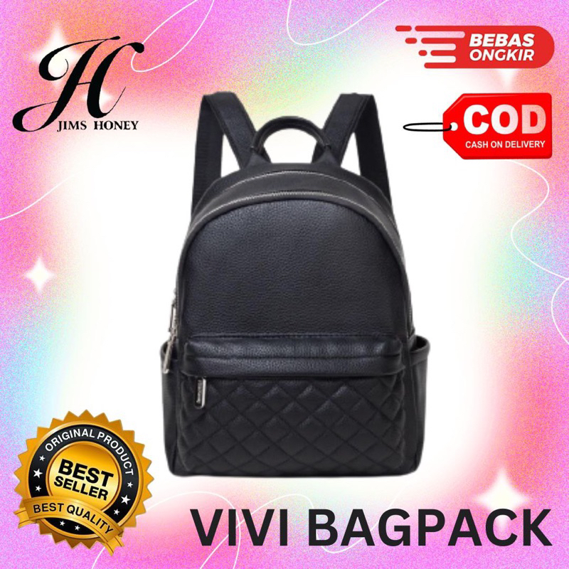 JIMS HONEY VIVI BACKPACK Tas Ransel Wanita Cewek Jimshoney Trendy Elegan
