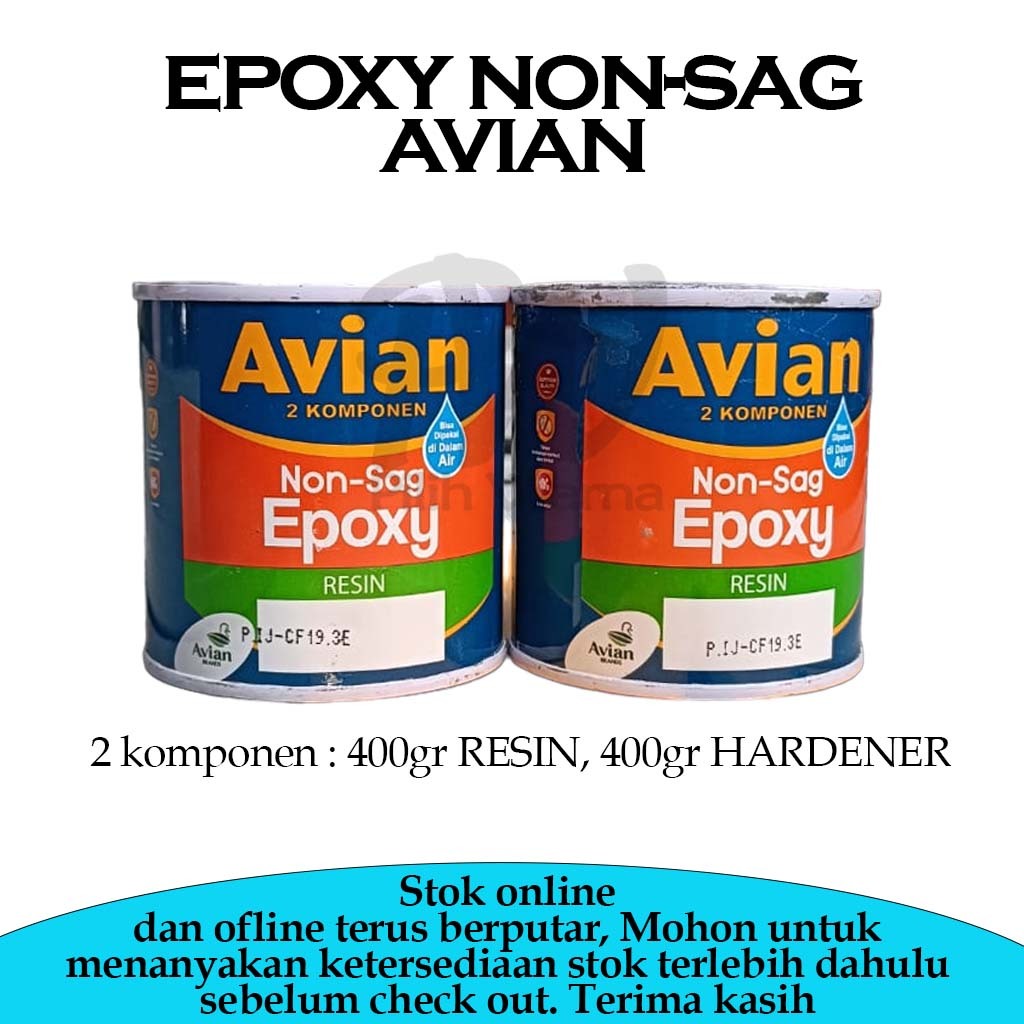 LEM EPOXY NONSAG AVIAN / LEM EPOXY TAHAN AIR / LEM TANGKI / LEM RESIN