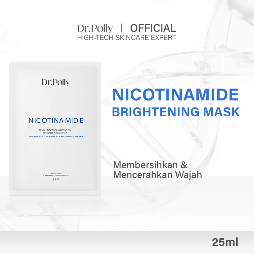 Dr.Polly Nicotinamide Squalane Brightening Mask 25ml