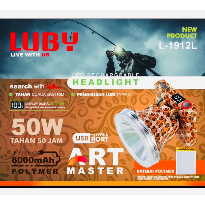 SENTER KEPALA LUBY 50W L1912L