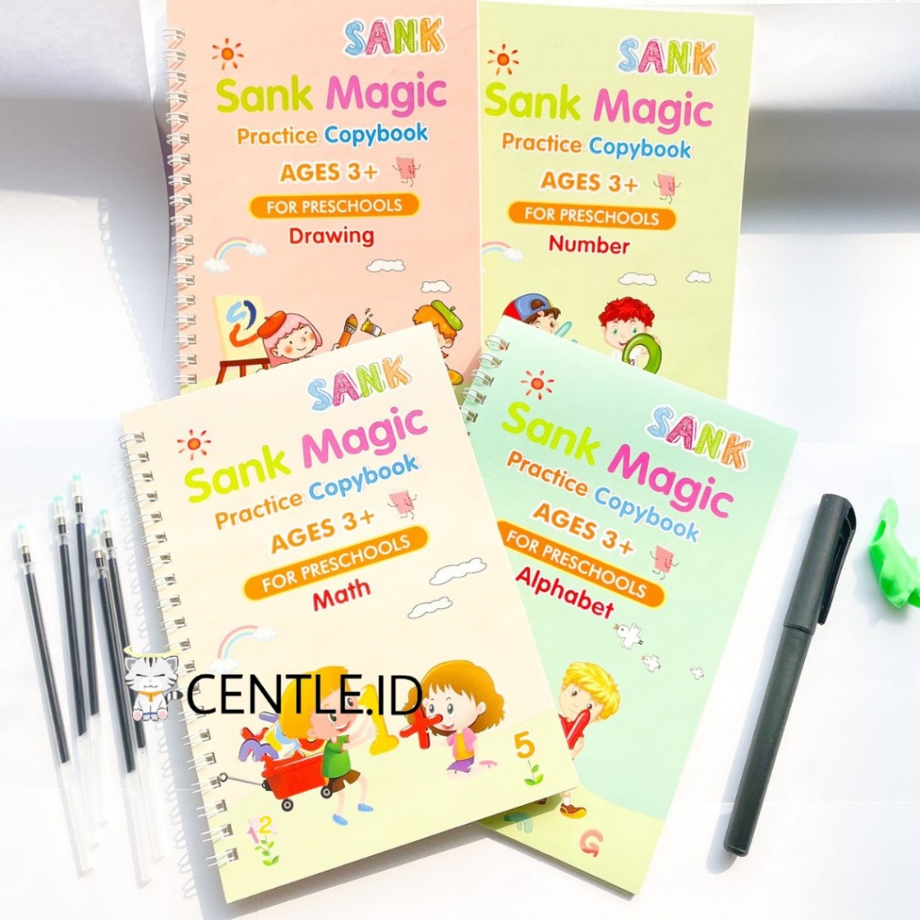 

CENTLE.ID BUKU SANKBOOK SET 1 ISI 4 FREE PULPEN DAN REFILL COD TERMURAH TERBAGUS LUCU IMUT