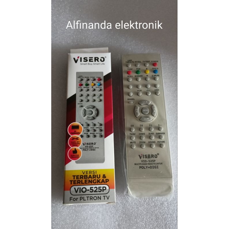 REMOT TV POLYTRON  + DIGITEC TV TABUNG