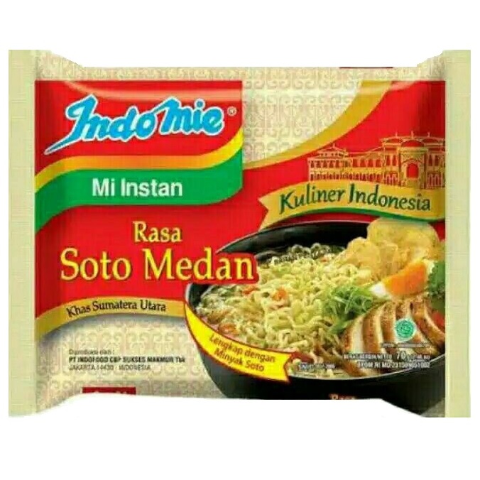 

Indomie Soto Medan 70gr