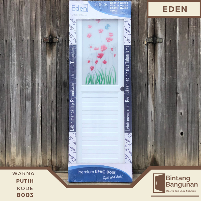 Pintu Kamar Mandi UPVC Eden B003 - 70x198