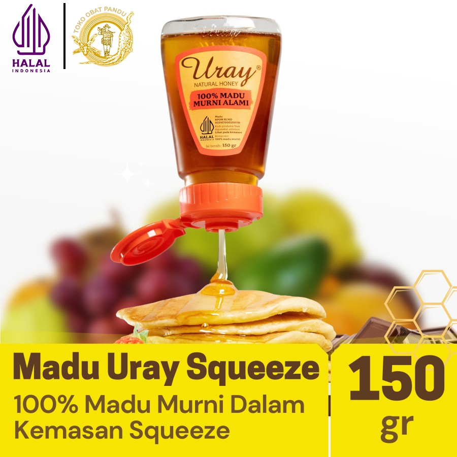 

RB22 MADU URAY NATURAL HONEY (150 GRAM) / MADU MURNI / PURE HONEY