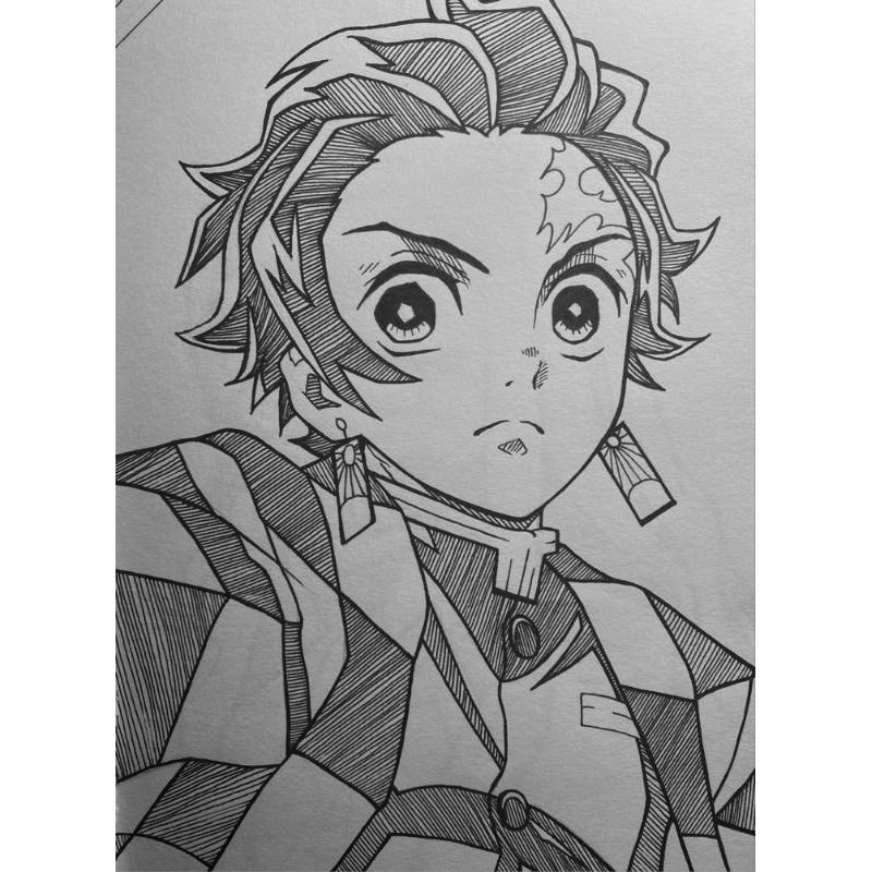 JASA GAMBAR ANIME , KERTAS A4,A5