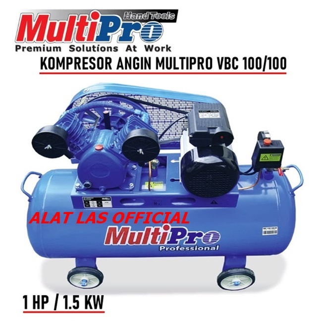 Kompresor Angin Multipro VBC 100/100 Mesin Kompresor Angin 1 HP VBC