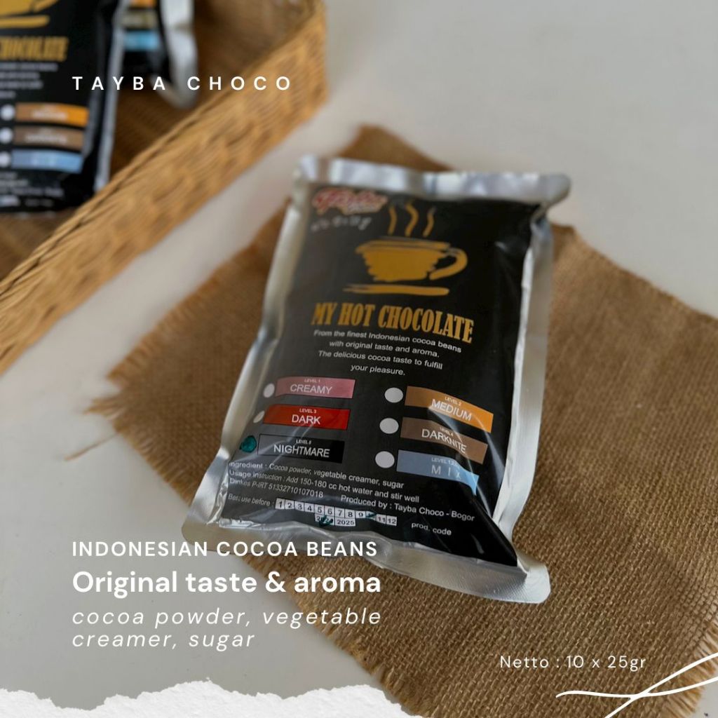 

COKLAT TAYBA 1 PACK- minuman coklat premium isi 10 sachet