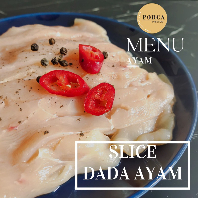 

Daging Ayam Slice Dada Ayam 500gr