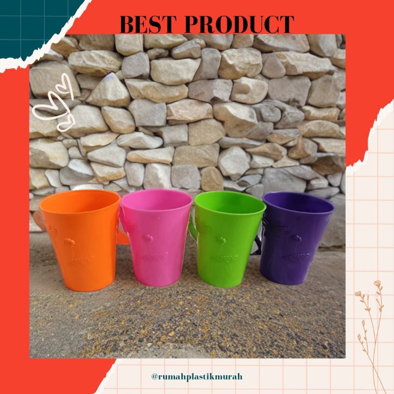 CANGKIR DILMA/MUG PLASTIK/CANGKIR PLASTIK/CANGKIR MURAH PLASTIK/CANGKIR PILIH WARNA CHAT/CANGKIR WAR