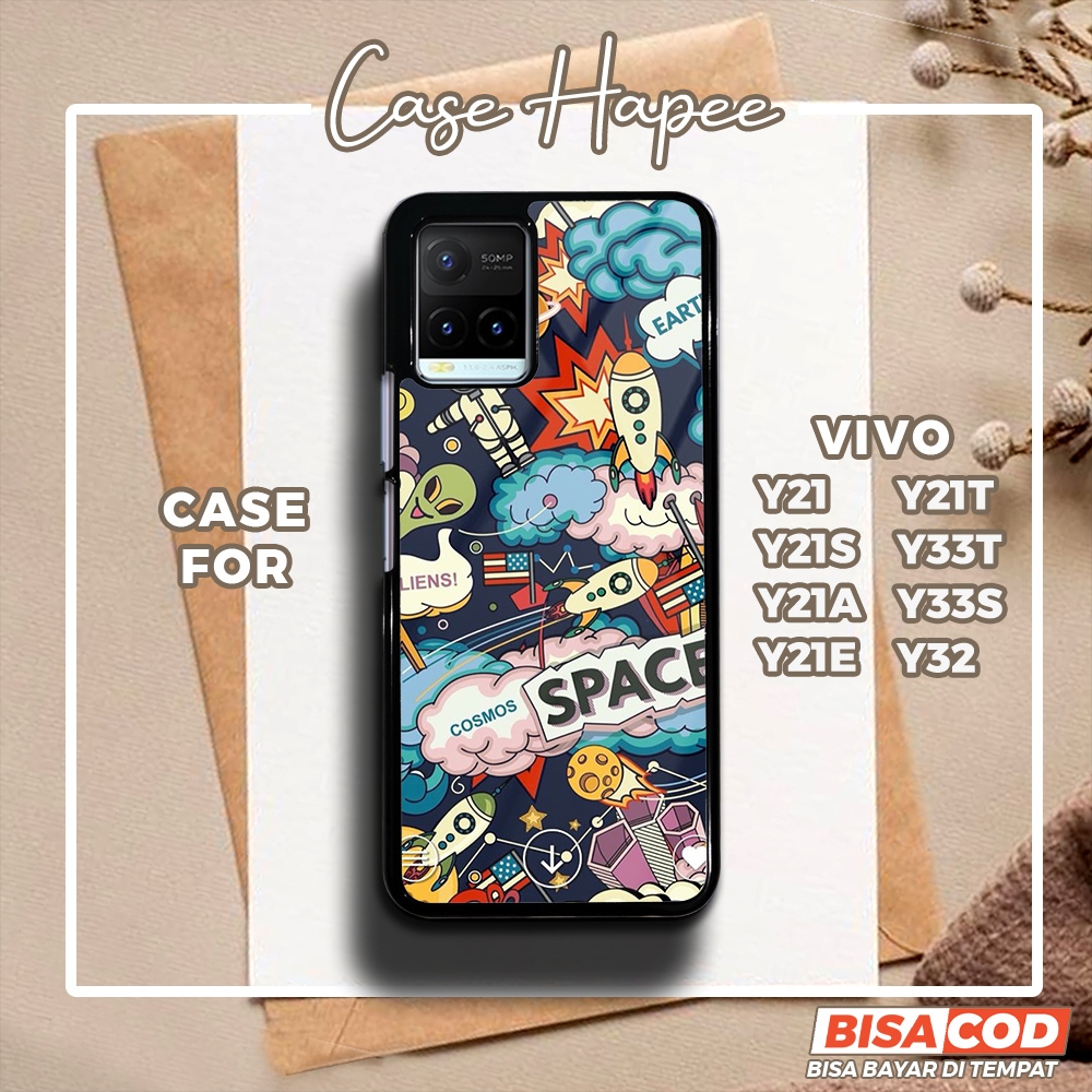 Case Vivo Y21 Y21S Y21A Y21T Y33S Casing Vivo Y21 Y21S Y21A Y21T Y33S [AST2] Casehapee Case Glossy C