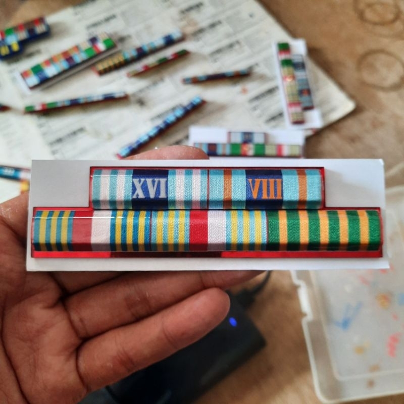 Kesetiaan 16, 8 Tahun, Wira Nusa, Wira Dharma, Kebaktian Sosial / Satya Lencana PDH TNI