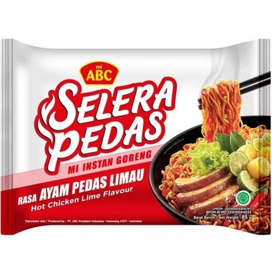 

ABC Mie Goreng Ayam Pedas Limau 80gr