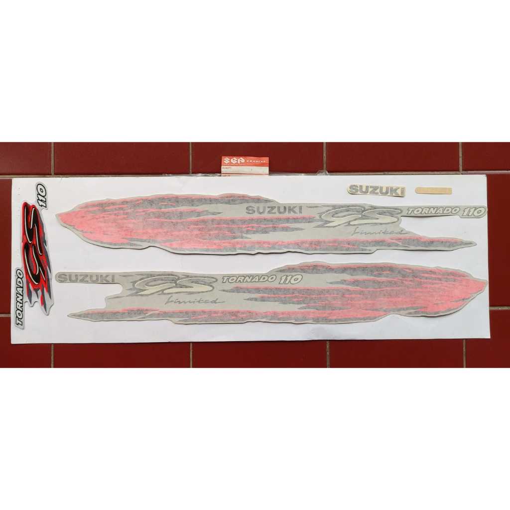 Striping / Stiker SGP Suzuki Tornado GS Limited Titan Silver