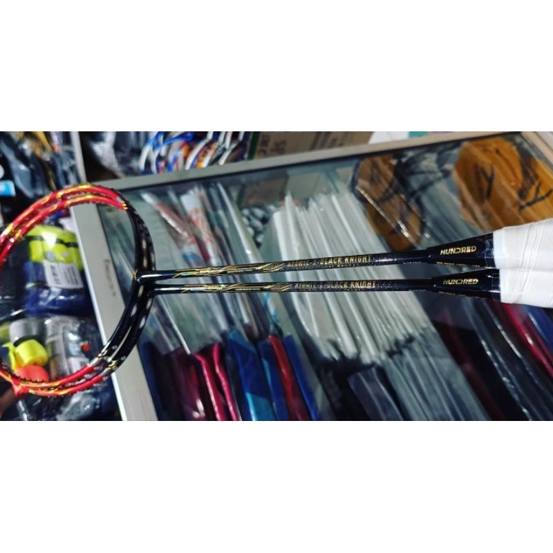 RAKET BADMINTON HUNDRED ATOMIC X BLACK KNIGH