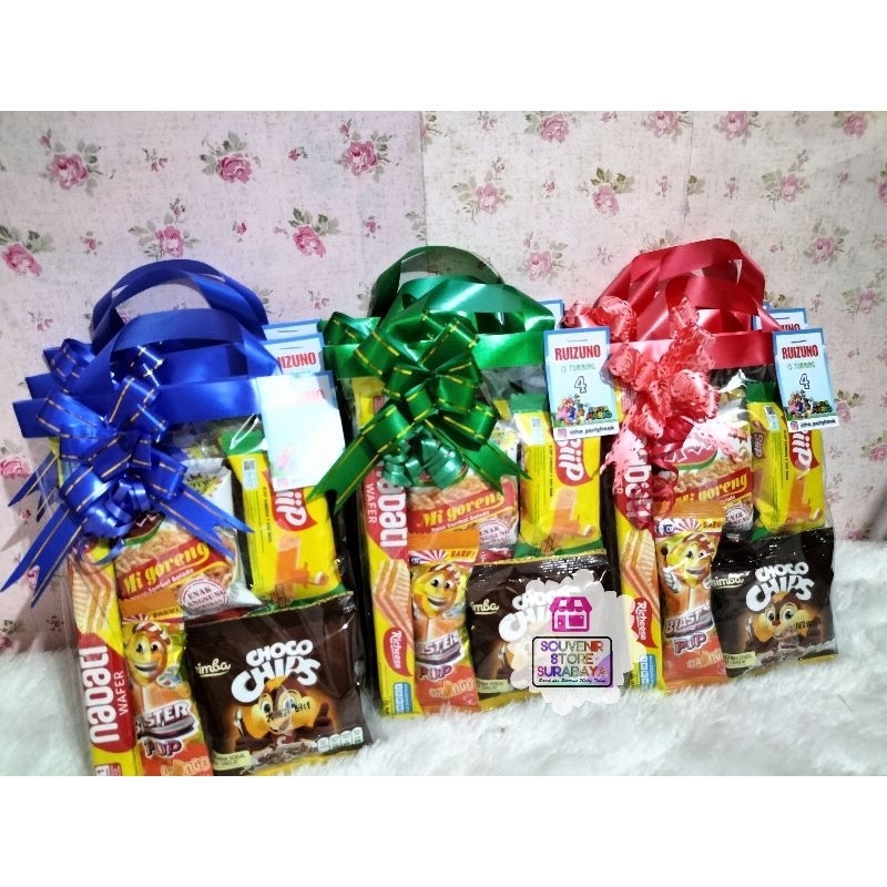 

Mini snack Ultah 4900 || Petit Snack || Paket ulang tahun Mini No susu || Bingkisan ulang tahun cute imut kecil banget || Snack ultah