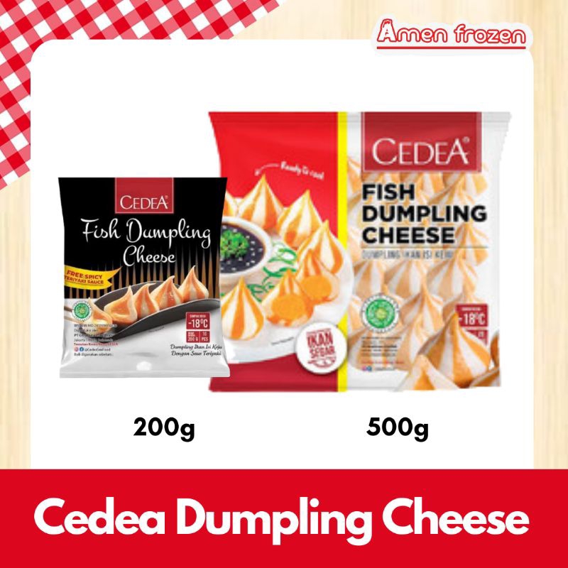 

Cedea Dumpling Cheese Keju 200g & 500g