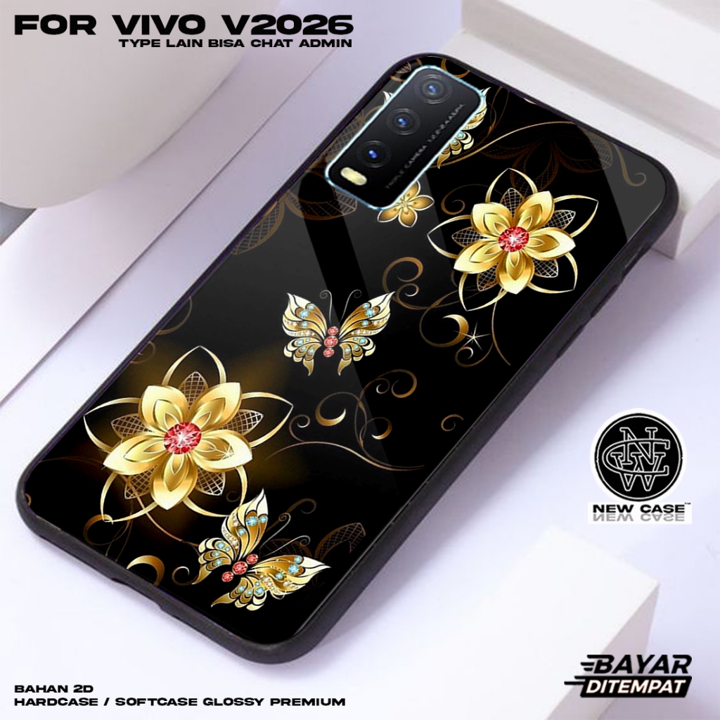 Lilystore- Case Vivo V2026 - Casing Hp 2023 Case [ Kupukupu] Silikon Hp Mewah - Kesing Hp Vivo V2026