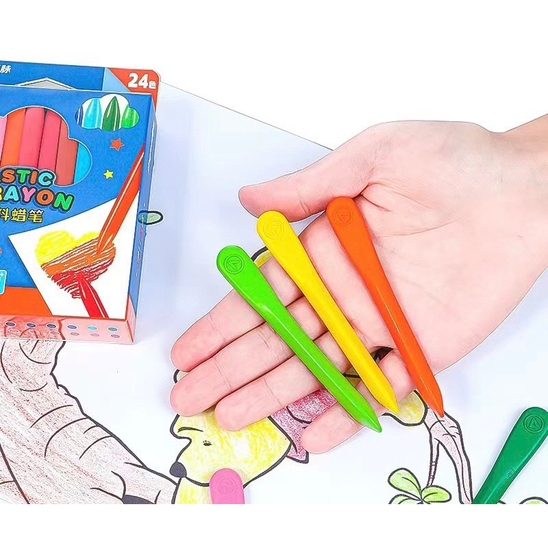 

RB CRAYON MAGIC SET Krayon Mewarnai Anak Set Pcs Pensil Warna Sekolah Anak Crayon Lab Non Toxic