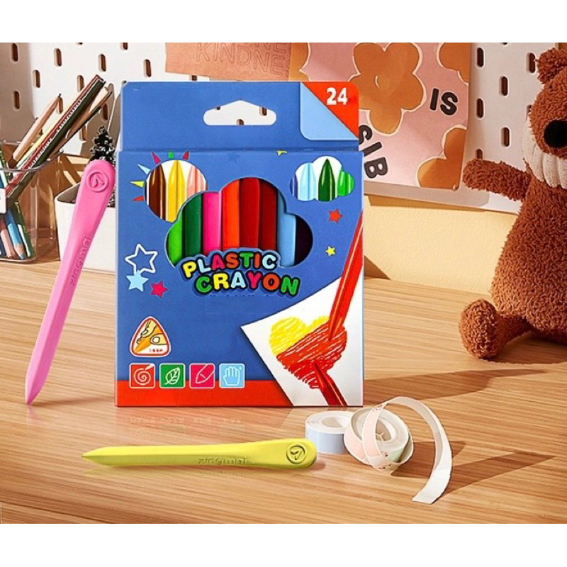 

tyvf CRAYON MAGIC SET Krayon Mewarnai Anak Set Pcs Pensil Warna Sekolah Anak Crayon Lab Non Toxic