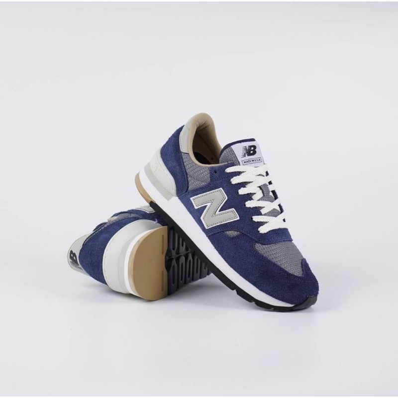 Sepatu NB X Carhartt Wip 990V1 Navy Blue