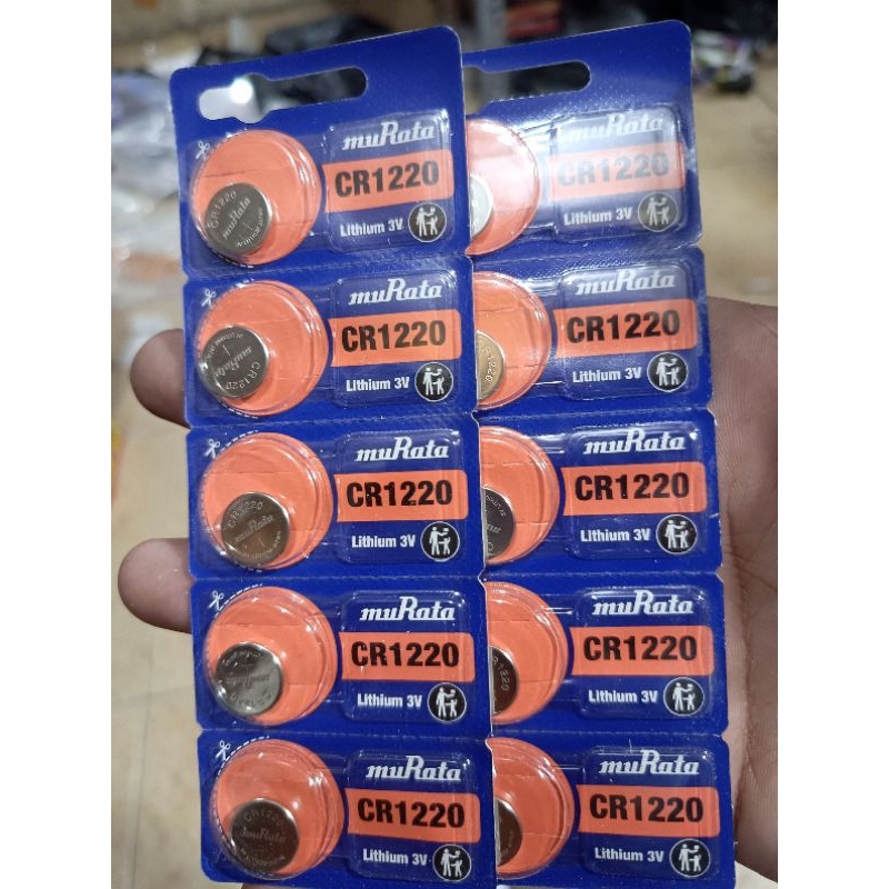 Baterai Batre Murata  1220 CR1220 CR1220, DL1220, ECR1220, BR1220, 280-208, DL1220B Original