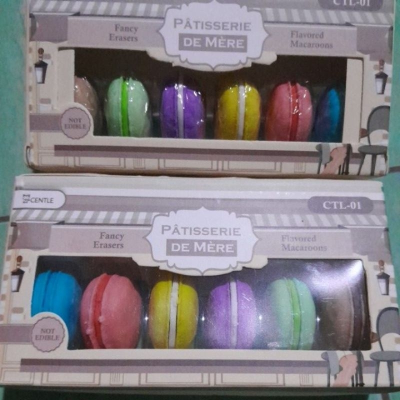 

set penghapus viral makaron