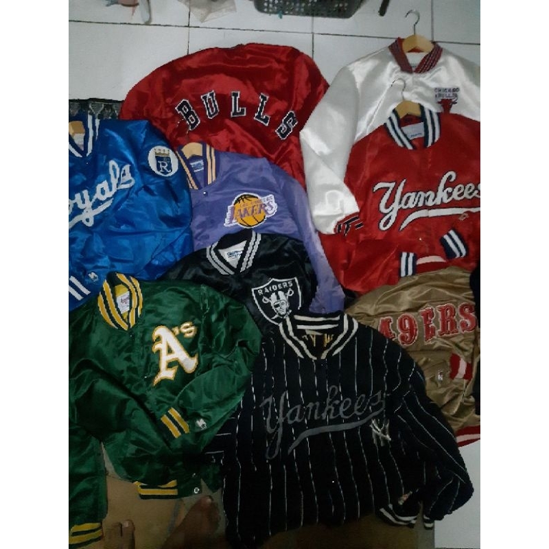 varsity starter jaket second original mlb nfl nba
