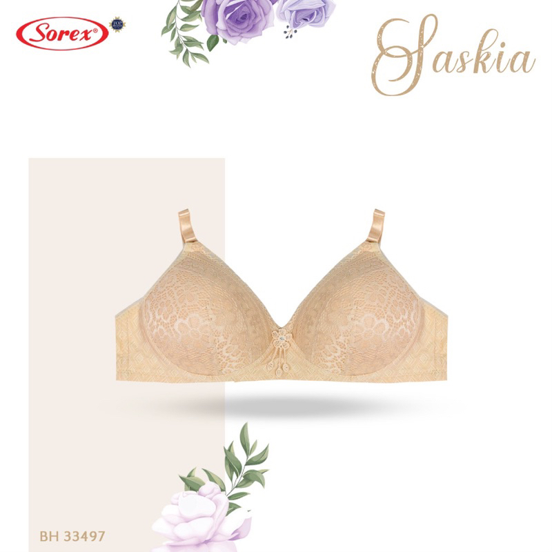 2PCS BRA SOREX CUP A 33497 TERBARU CUP A KAIT 2 NON KAWAT