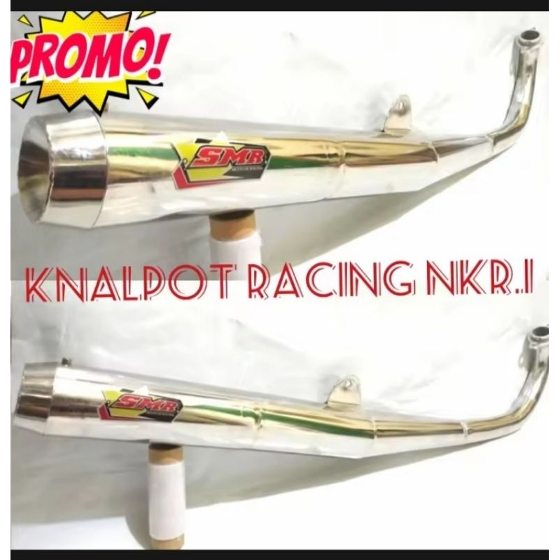 Knalpot rx king standar racing SMR chrome suara garing