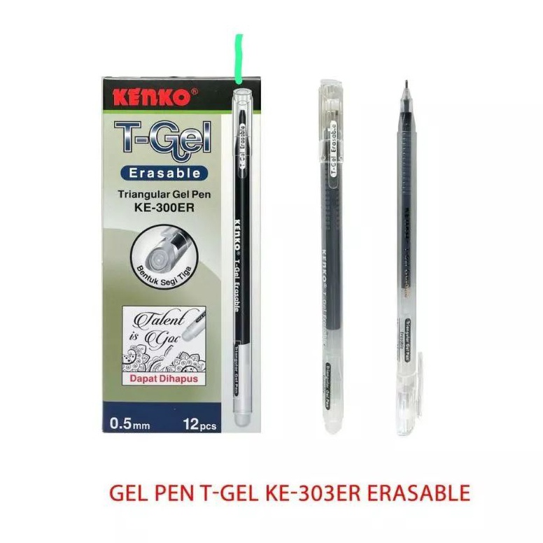 

『PENJUALAN CEPAT』⚡BEST SELLER⚡ Pulpen Kenko Erasble / Hapus TGel KE-300ER /(12pcs/Pak)