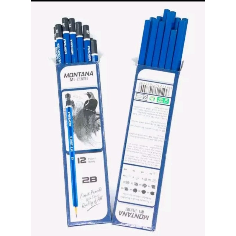 

JUAL PENSIL MURAH LUSIN 2B PENSIL MONTANA MT-2B0IB