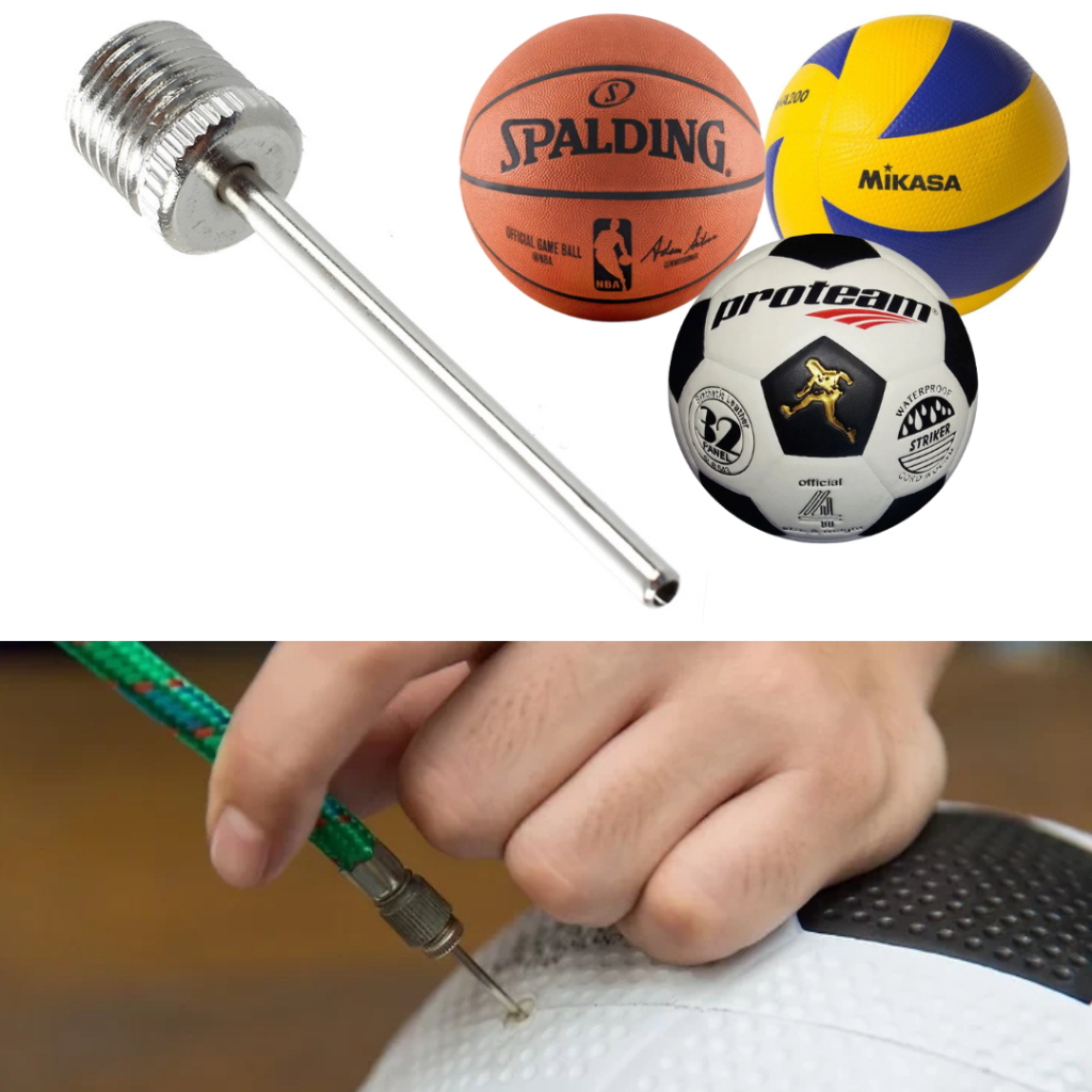 Foto Adaptor Pompa Bola Jarum Pentil Bola Volly Basket Sepak Bola Futsal DLL