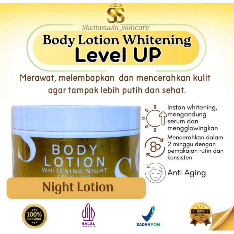 Body lotion handbody whitening level UP