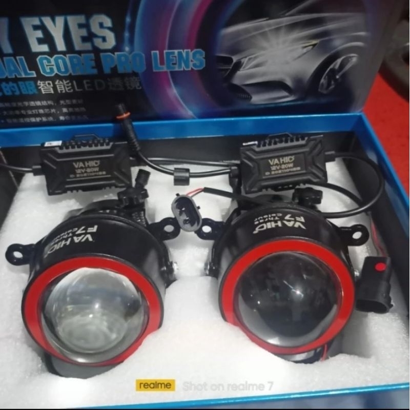 FOGLAMP HONDA UNIVERSAL 3 COLOUR BI LED VAHID F7 3 INCH ORIGINAL - AESLUX