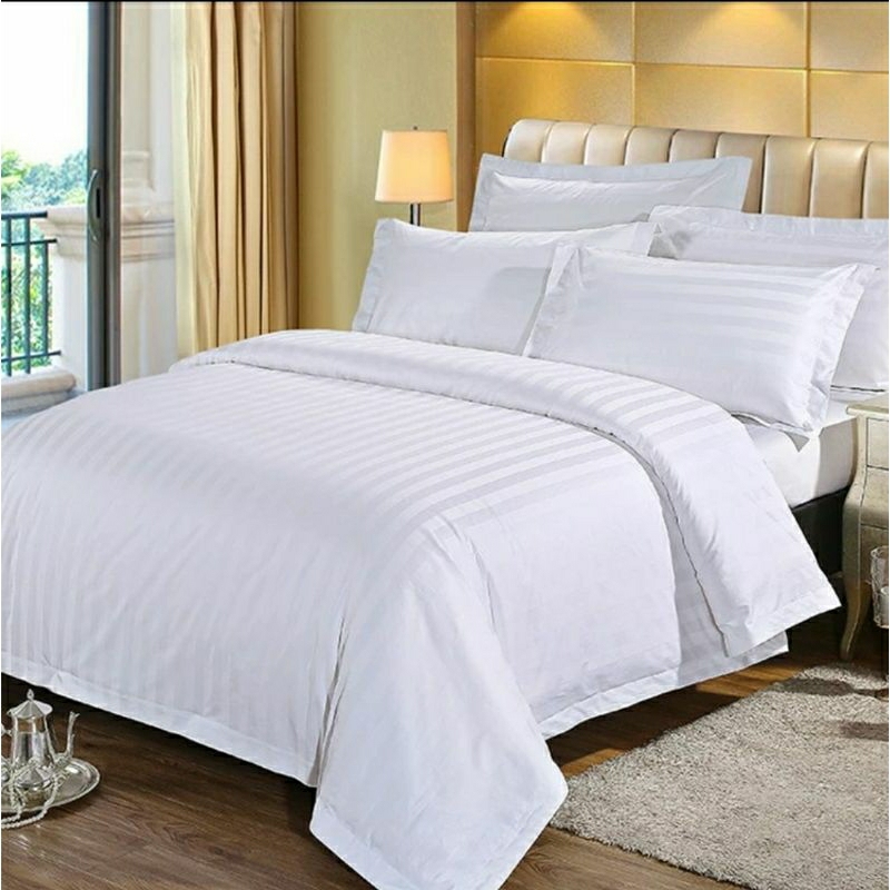 1000SPREI | BED COVER SAJA | Katun Dobby Dolby TC300 Sprei Hotel