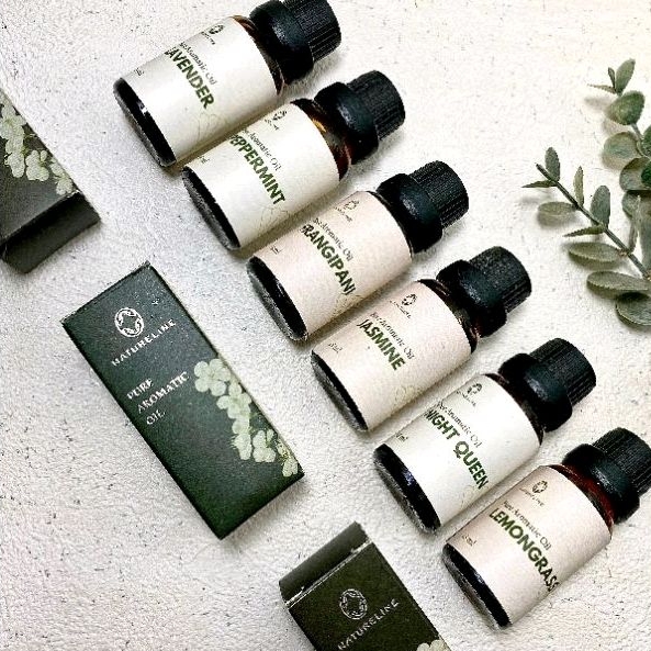 Pure Aromatic Essential Oil Peppermint Jasmine Lavender Night Queen Deep Sleep Diffuser Listrik Arom