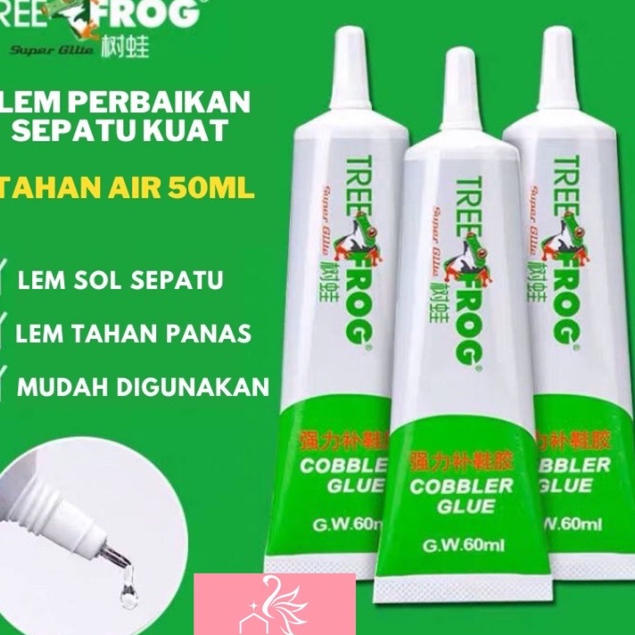 BGXL4132 ORIGINAL% TREE FROG Lem Sepatu Kuat INSTANT / Lem Sepatu Tahan Air / Lem Sepatu Baihere Sup