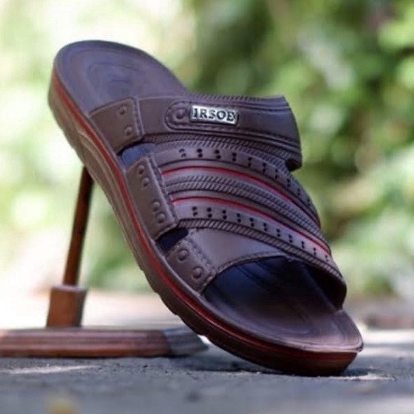 Kodey5Y9k SENDAL IRSOE 909-1 SLOP PRIA/SENDAL KARET/SENDAL COWOK