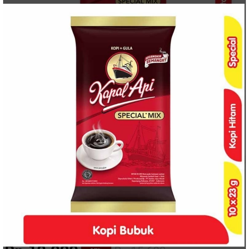 

Kapal Api Special Mix 10 saset Produk Lokal 66