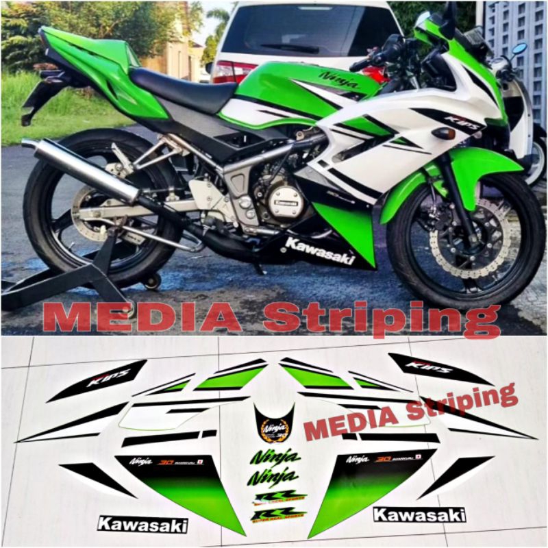Sticker Striping Ninja RR NEW ANNIVERSARY (ukuran standard kawasaki)