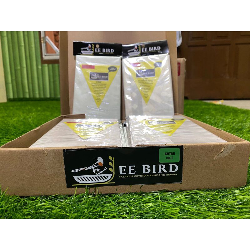 alas tatakan kandang / alas sangkar burung / alas kotoran sangkar / kandang murai kotak kenari ijo 1