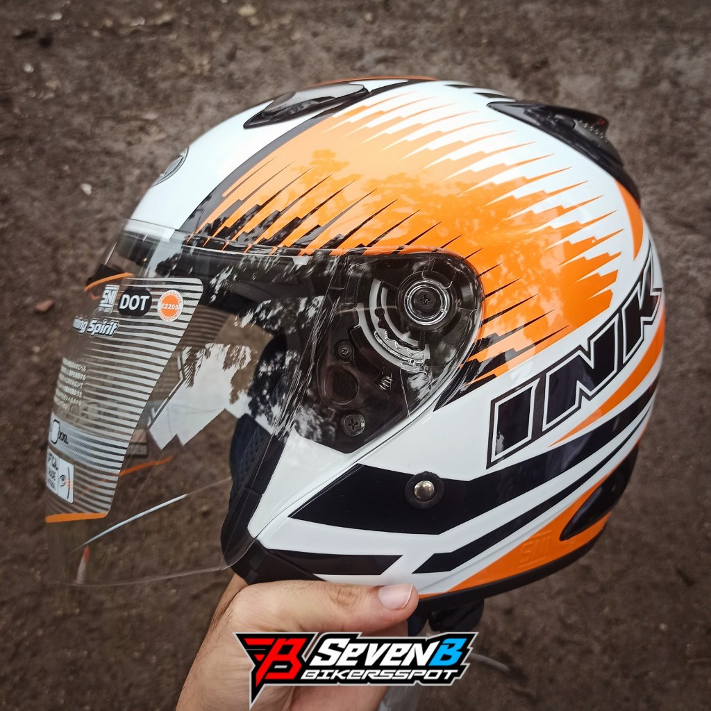 HELM INK CENTRO HALF FACE ORIGINAL SNI