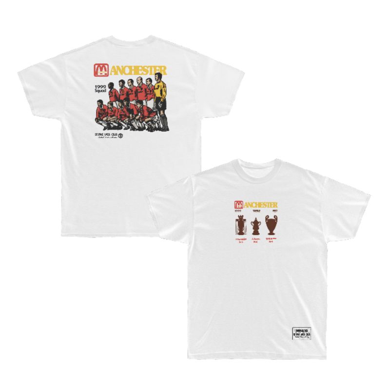 Tshirt Manchester United 1999 TREBLE FEST // Kaos Manchester United by FLC®