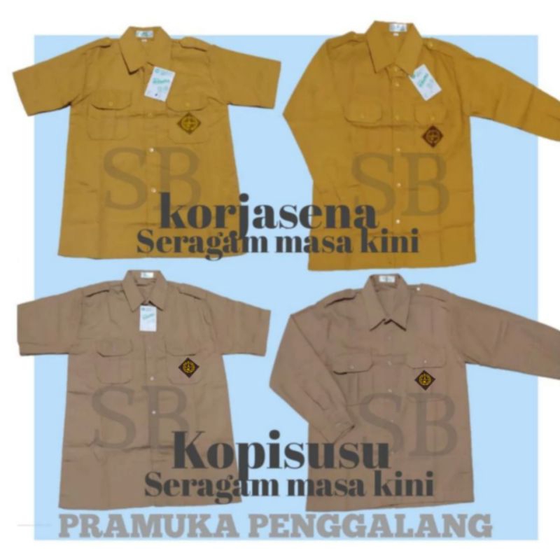 Baju Pramuka penggalang SD SMP SMA
