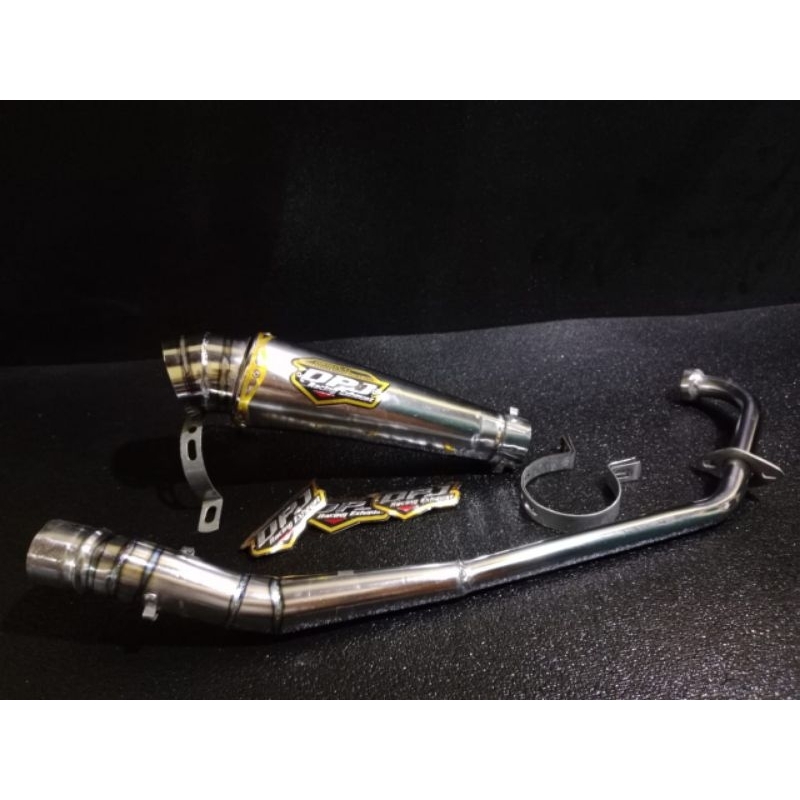 knalpot racing DPJ tipe motor Satria Fu Jupiter MX sonic