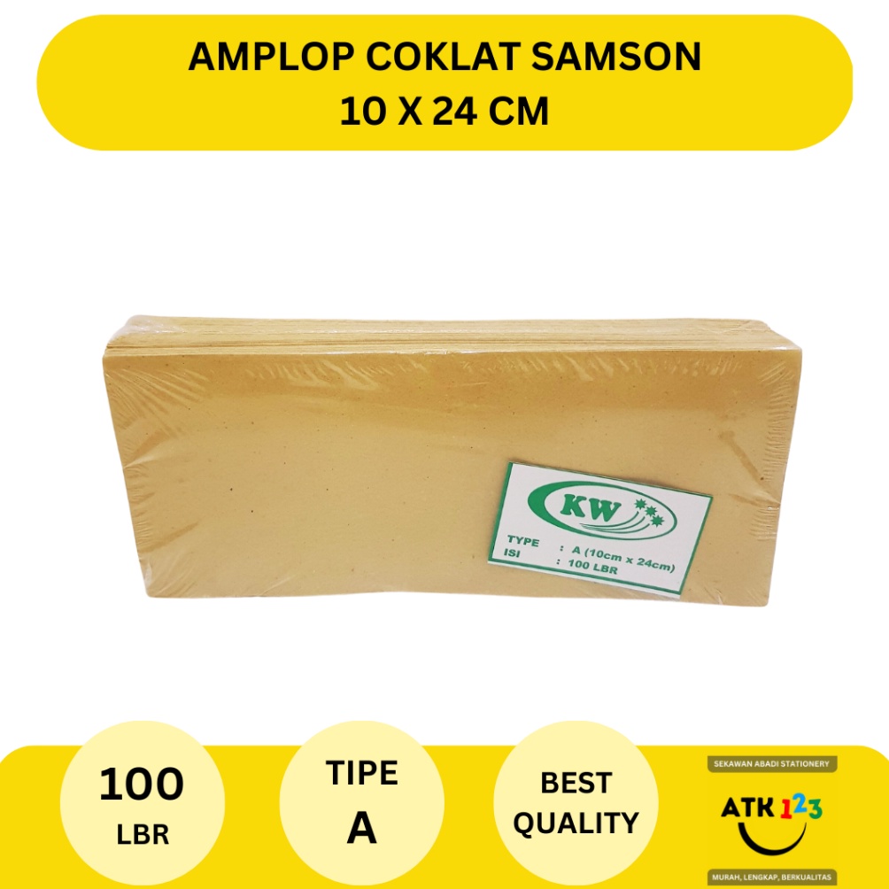 

Promo 12.12 Amplop Coklat Samson A Ukuran 10x24cm / Amplop Gaji