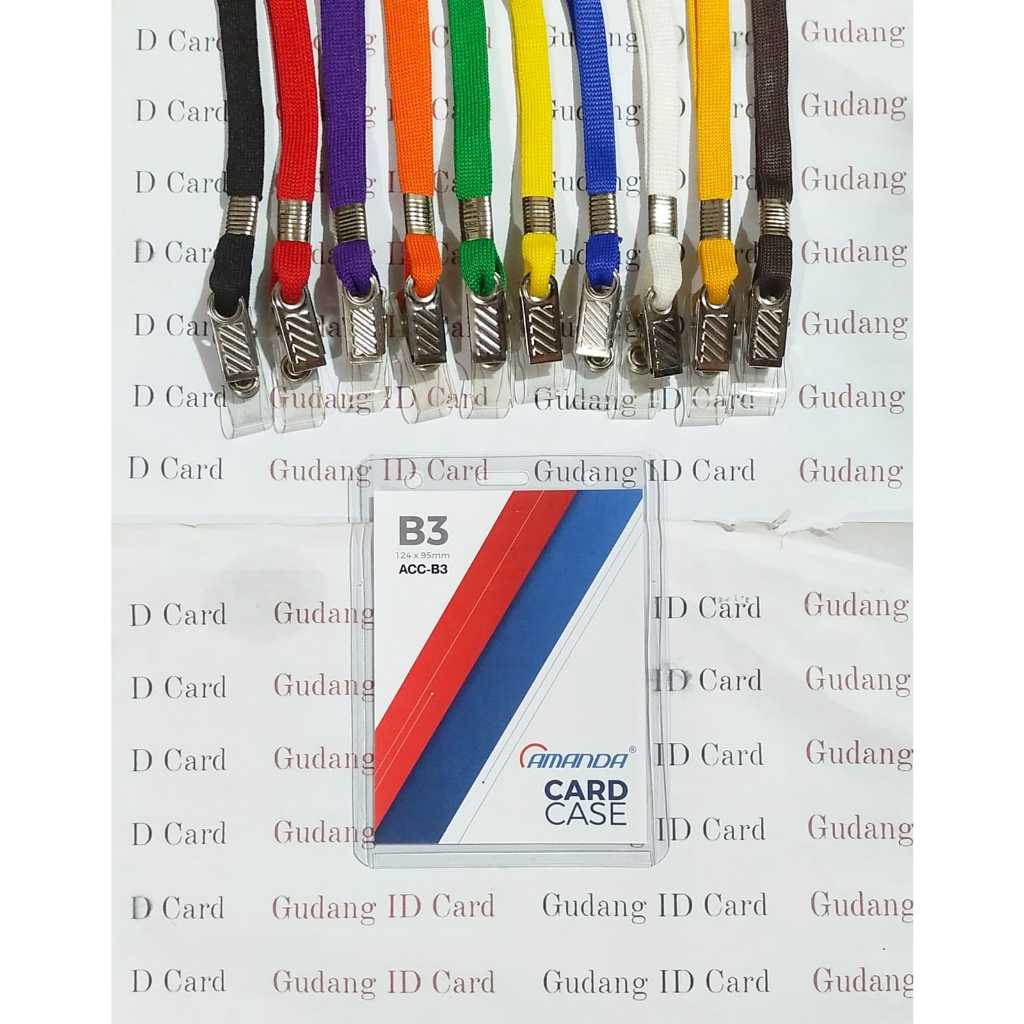 

Paket Tali Jepit Besi 1CM + Card Case B3